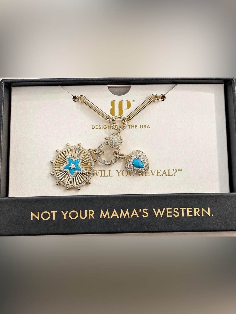 Bomb Party Outlaw Necklace “Don’t Touch The Assets” Gold